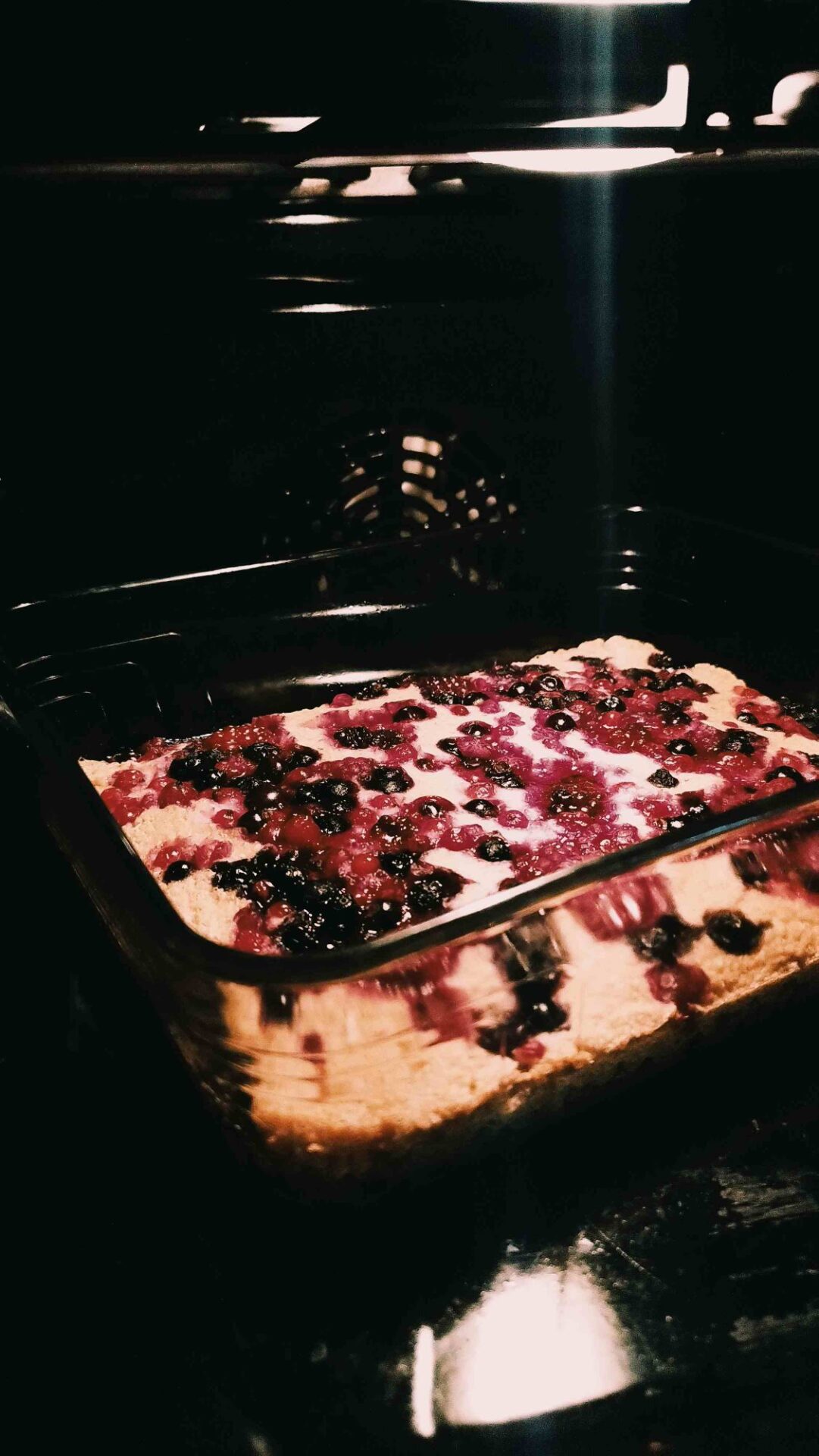 Gebackenes Obst (Haferflocken-Kuchen)